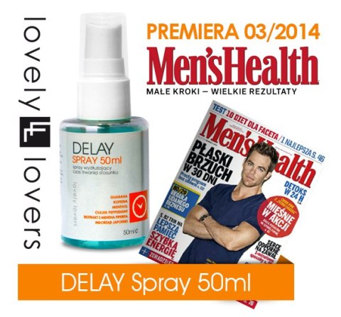 DELAY SPRAY 50ml - MOCNO OPÓŹNIA WYTRYSK - NAGRADZANY