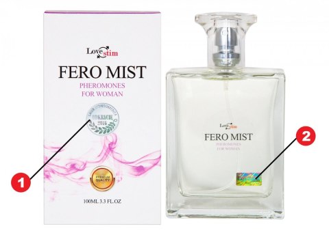 Fero Mist DAMSKIE WYRÓŻNIONE LAUREM PERFUMY +FEROMONY 100ml