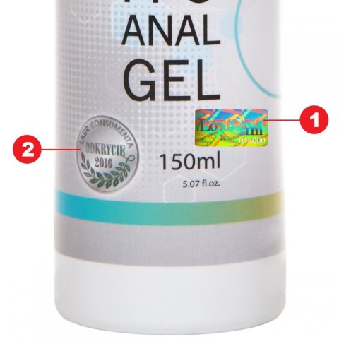 H2O ANAL GEL 150ml WYRÓŻNIONY ŻEL ANALNY