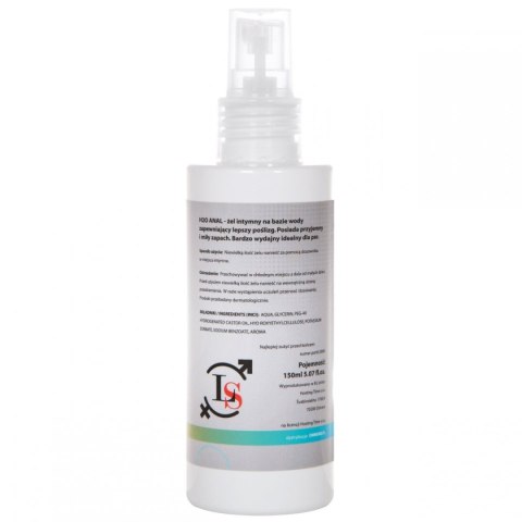 H2O ANAL GEL 150ml WYRÓŻNIONY ŻEL ANALNY
