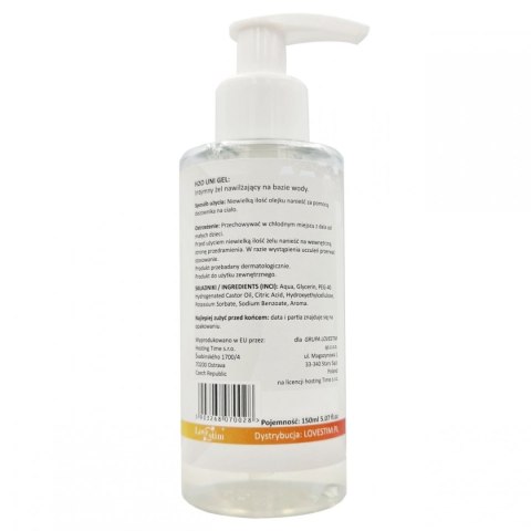 H2O UNI GEL 150ml WYRÓŻNIONY ŻEL AQUA UNIWERSALNY