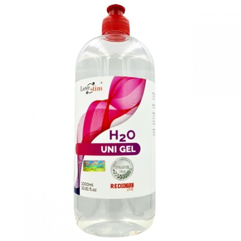 H2O UNI ŻEL WODNY POŚLIZGOWY 1000mlRED BOTTLE LINE