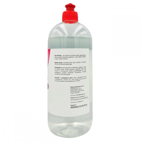H2O UNI ŻEL WODNY POŚLIZGOWY 1000mlRED BOTTLE LINE