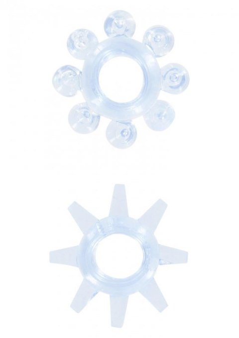Power Stretchy Rings 2pcs Blue
