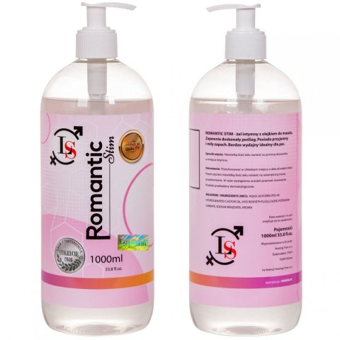 ROMANTIC STIM 1000ml OLEJEK DO MASAŻU I LUBRYKANT W JEDNYM