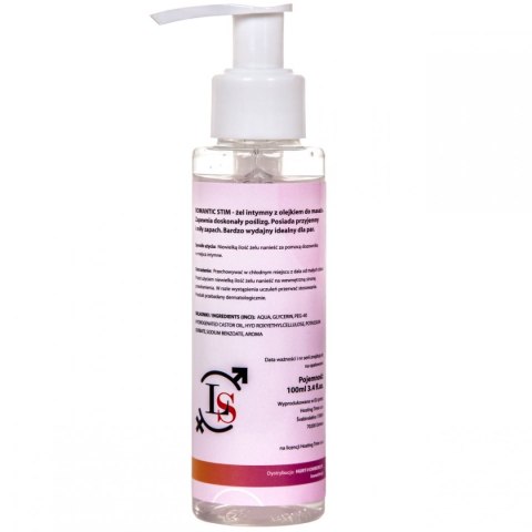 ROMANTIC STIM 100ml OLEJEK DO MASAŻU I LUBRYKANT W JEDNYM