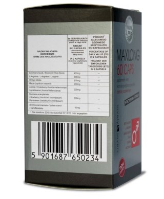 SUPLEMENT DIETY MAXILONG 60 KAPSUŁEK