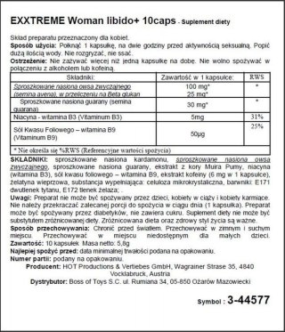 Supl.diety-eXXtreme Libido caps woman 1x10 Stk.