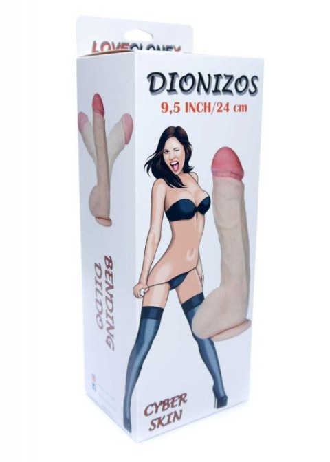 Dildo-DIONIZOS-LOVECLONEX 9,5""""""""-flexible