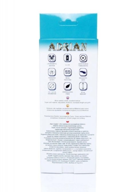 Proteza-Hollow Strap-on Adrian vibrating