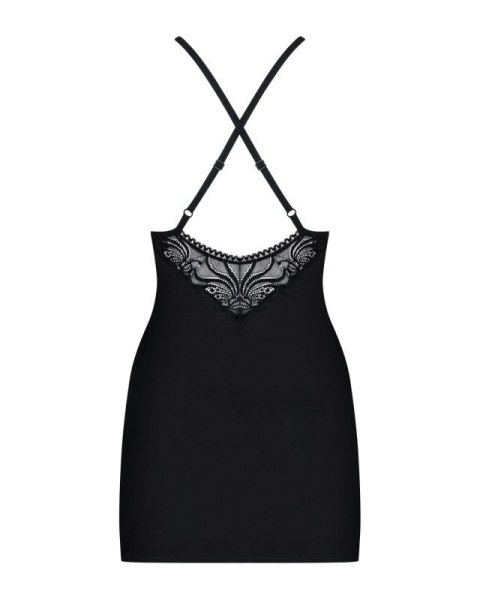 Bielizna-828-CHE-1 koszulka i stringi S/M