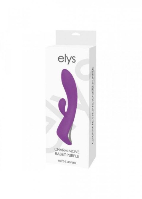 Wibrator-VIBRATORE RABBIT ELYS - CHARM MOVE RABBIT PURPLE