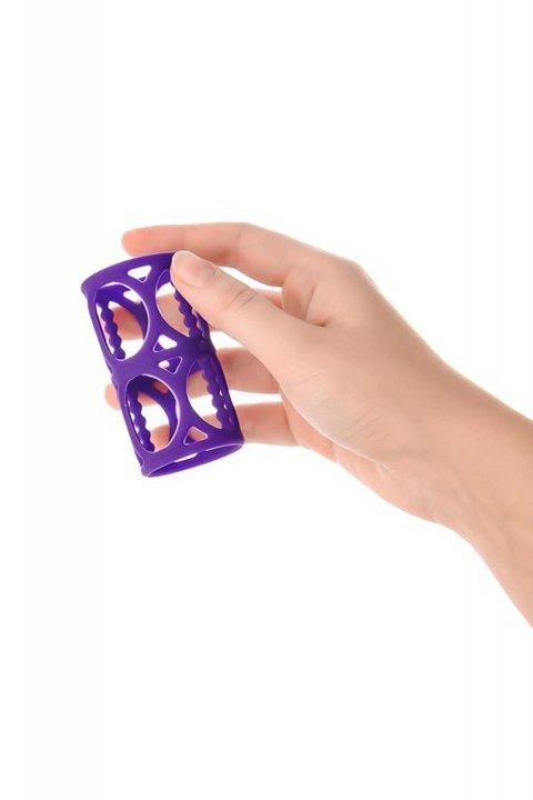 A-TOYS, Penis Sleeve, Silicone, Purple, 7.5 cm