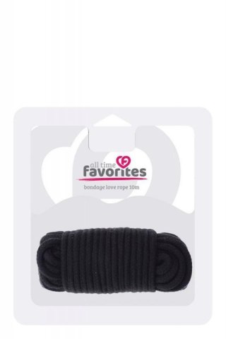 ALL TIME FAVORITES LOVE ROPE 10M BLACK