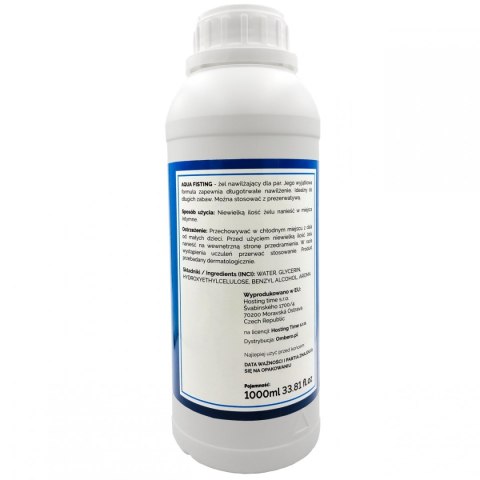 AQUA FISTING PROFESJONALNY WODNY ŻEL FO FISTINGU