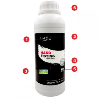 HARD FISTING 1000ml GĘSTY PROFESJONALNY ŻEL DO FISTINGU