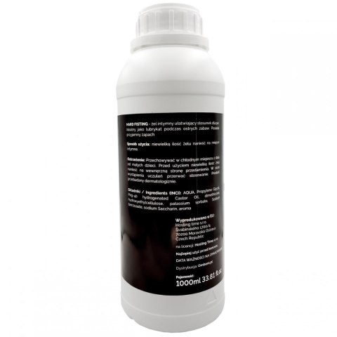 HARD FISTING 1000ml GĘSTY PROFESJONALNY ŻEL DO FISTINGU