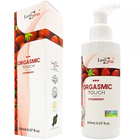 ORGASMIC TOUCH Orgazmowy żel do masażu i stymulacji STRAWBERRY 150m