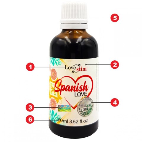 Spanish Love 50ml najmocniejsze krople podniecające LoveStim