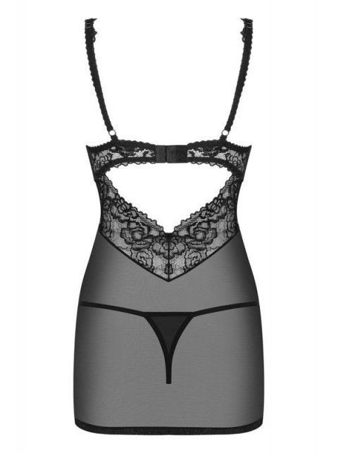 Bielizna- 867-CHE-1 koszulka i stringi S/M