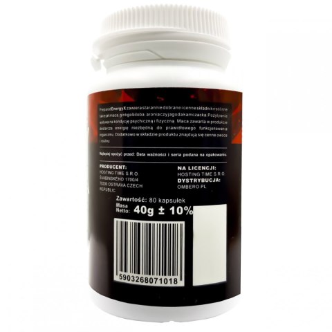 LoveStim EnergyX 80 kapsułek suplement diety