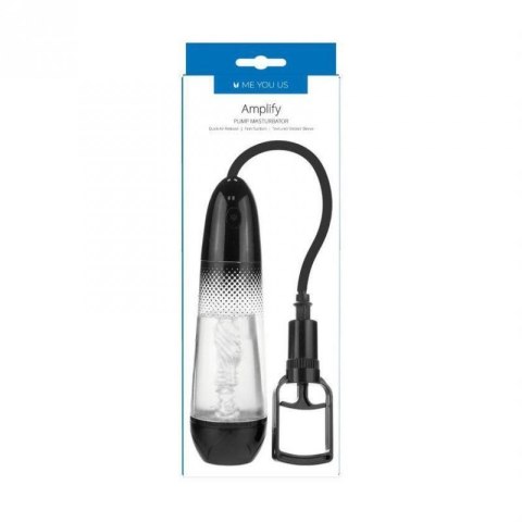 Pompka- Me You Us Amplify Pump Masturbator Clear/Black