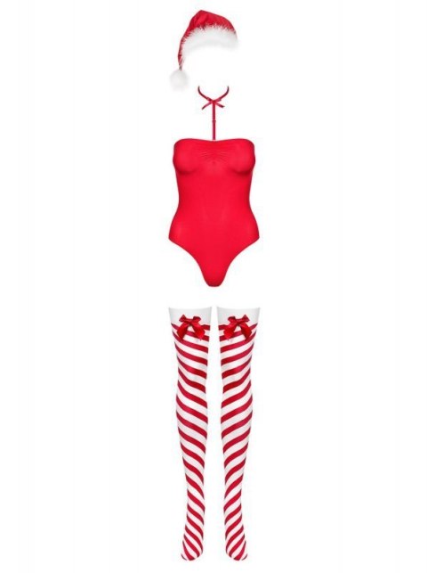 Bielizna-Kissmas body czerwone L/XL