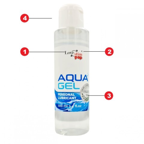 Uniwersalny lubrykant wodny żel nawilżający aqua gel lubrykant 100ml