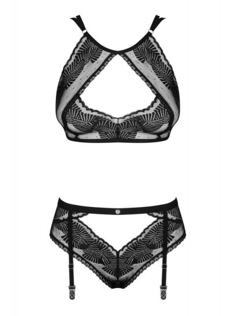 Bielizna-Allastia komplet 2-częściowy czarny L/XL