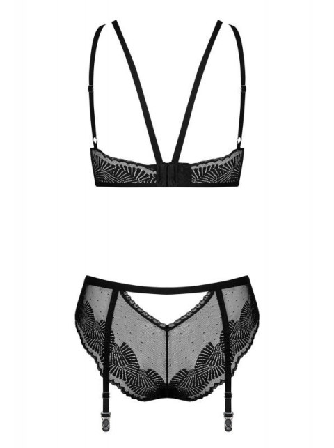 Bielizna-Allastia komplet 2-częściowy czarny L/XL