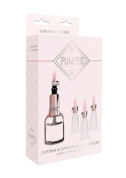 Clitoral & Nipple Pump Set Medium - Rose Gold