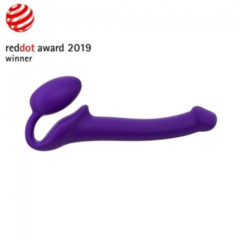 SEMI-REALISTIC BENDABLE STRAP-ON PURPLE - S
