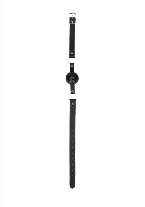 Breathable Ball Gag - With Bonded Leather Straps