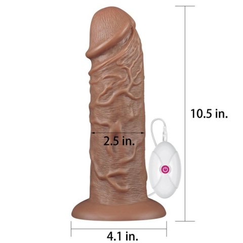 10.5'' Realistic Chubby Vibrating Dildo