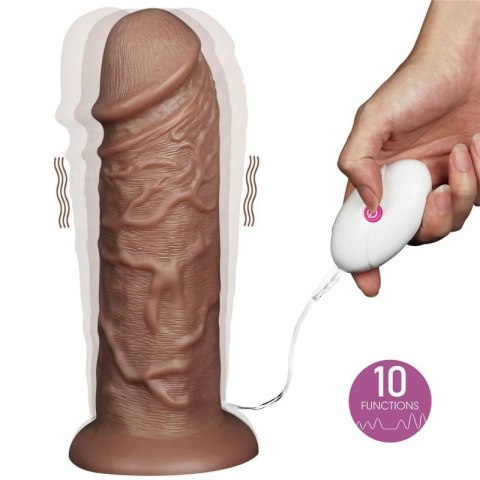 10.5'' Realistic Chubby Vibrating Dildo