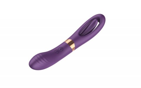 Flicking dual g spot vibrator