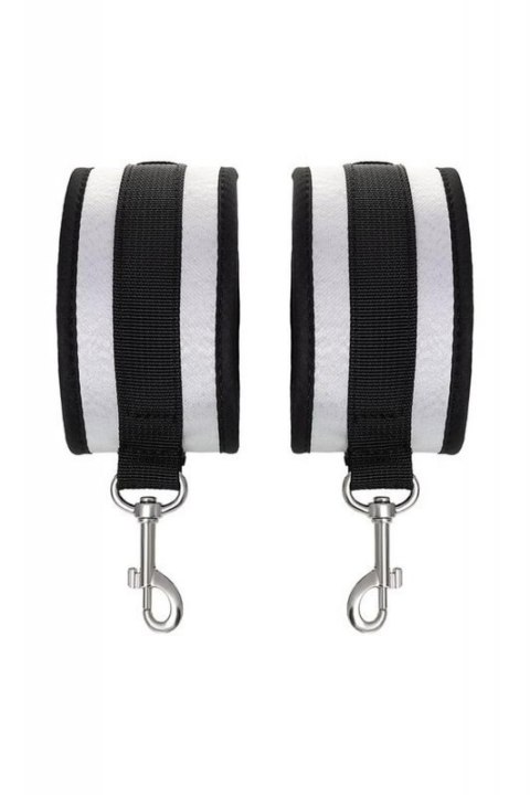 Anonymo anclecuffs, polyester, silver, 28.5 cm