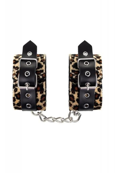 Anonymo handcuffs, PU leather, print, 27 cm