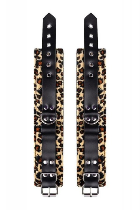 Anonymo handcuffs, PU leather, print, 27 cm