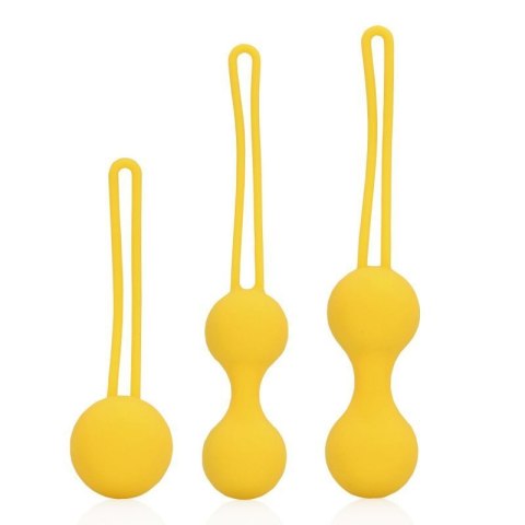 Kegel Ball Exercise Set - Lemonade Yellow
