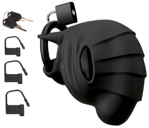 Black velvets Cock & Ball cage