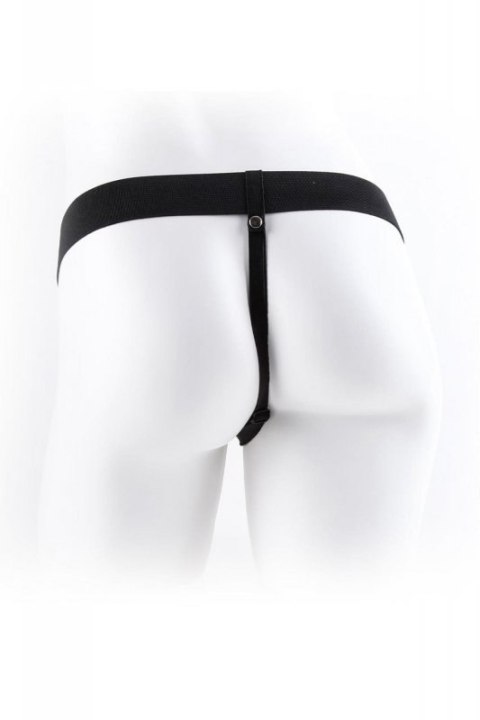 FETISH FANTASY SERIES 9 INCH HOLLOW STRAP-ON WITH BALLS LIGHT