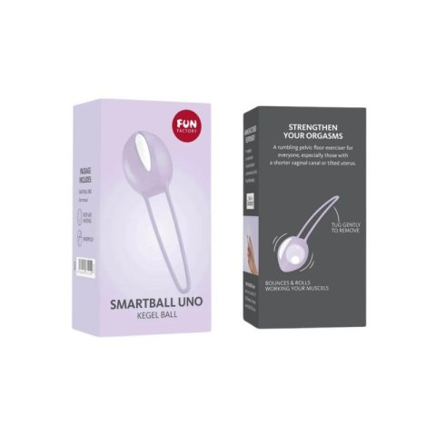 Fun Factory - SMARTBALL UNO (white/pastel lilac)