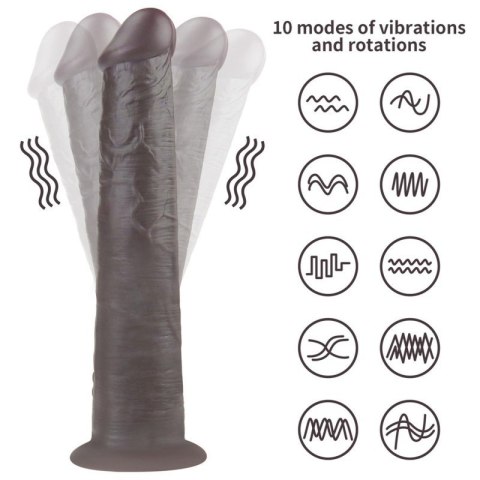 10'' Dual Layered Platinum Silicone Rotator