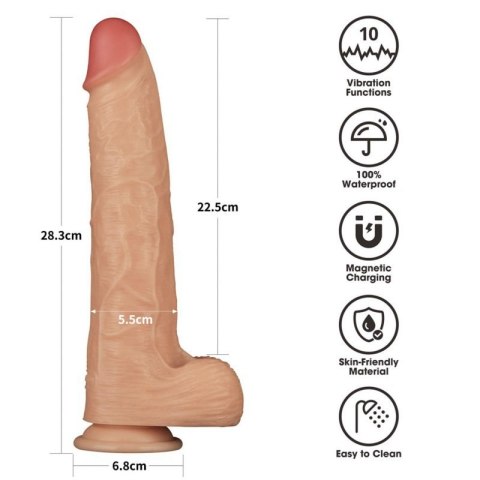 11'' Vibrating Power Basics Cock