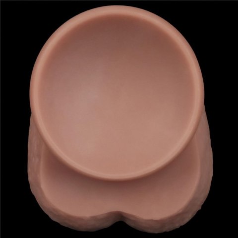 14.5'' Dual Layered Bendable Silicone Cock XXL(Flesh)