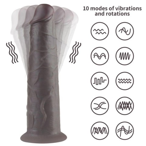 8.0'' Dual Layered Platinum Silicone Rotator