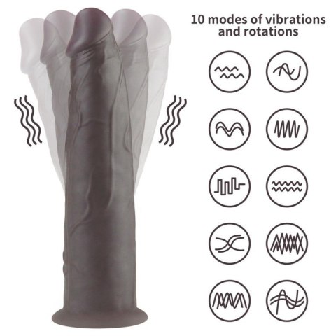 9.0'' Dual Layered Platinum Silicone Rotator