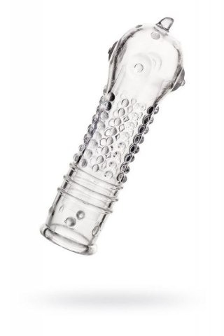 A-TOYS, Penis Sleeve, TPR, Transparent, 14.7 cm