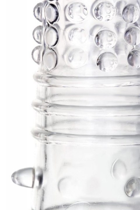 A-TOYS, Penis Sleeve, TPR, Transparent, 14.7 cm